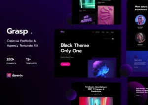 Grasp – Creative Portfolio & Agency Elementor Template Kit